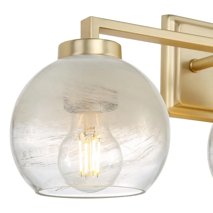 Elliott 3-Light Vanity in Brushed Champagne Brass - Image 5