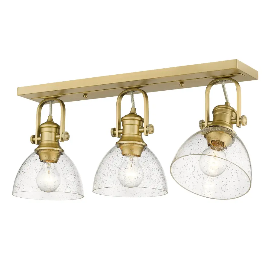 Elegant Farmhouse Semi-Flush with Adjustable Directional Lighting - Image 1