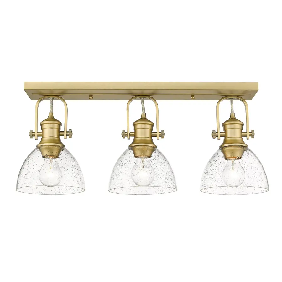 Elegant Farmhouse Semi-Flush with Adjustable Directional Lighting - Image 2