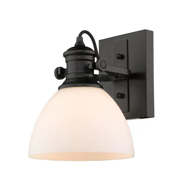 Hines One Light Bath Vanity in Matte Black - Image 2