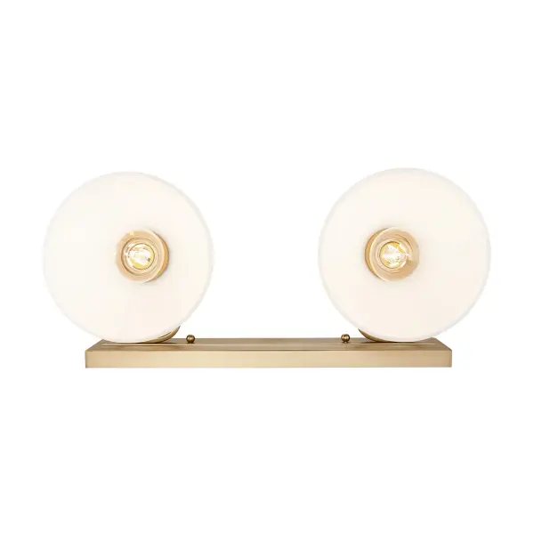 Hines 2-Light Vanity in Brushed Champagne Brass - Image 5