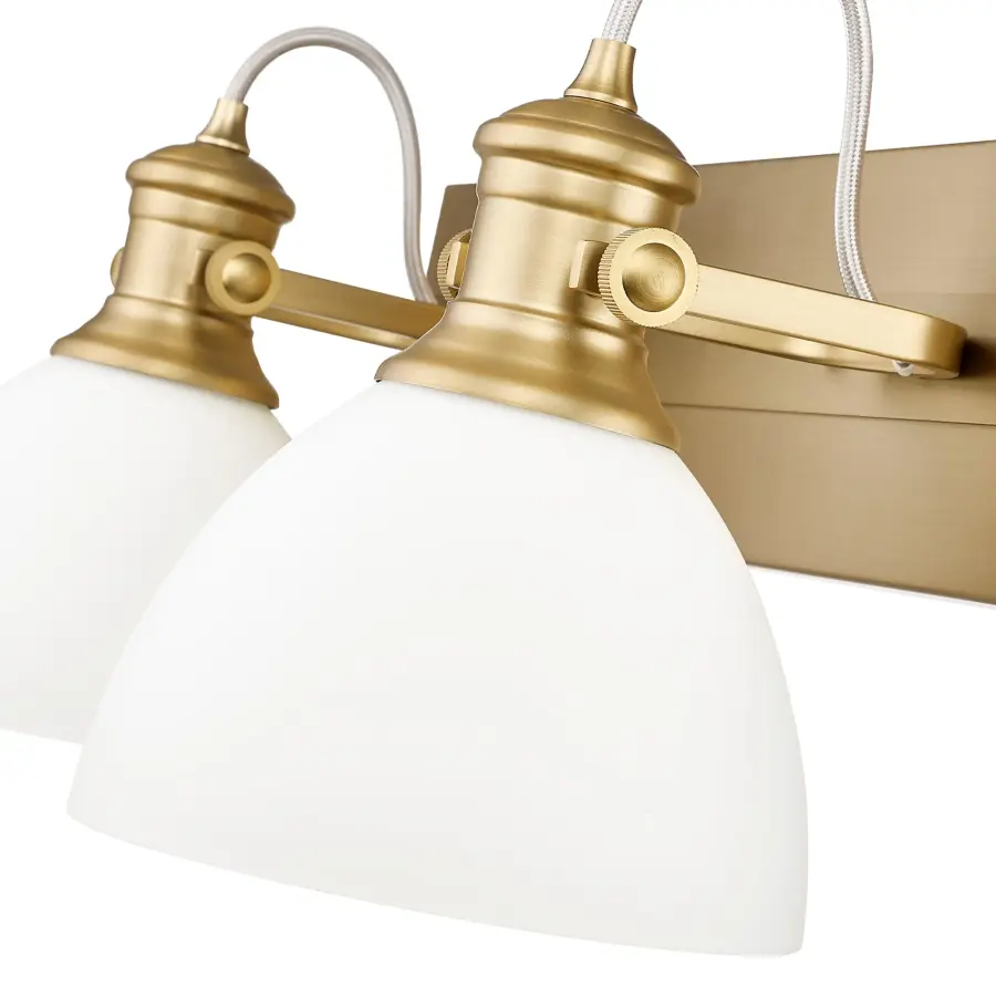 Hines 2-Light Vanity in Brushed Champagne Brass - Image 6