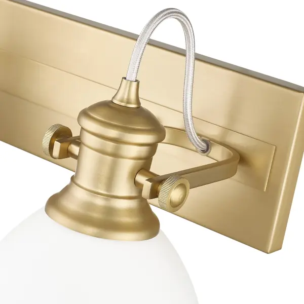 Hines 2-Light Vanity in Brushed Champagne Brass - Image 7