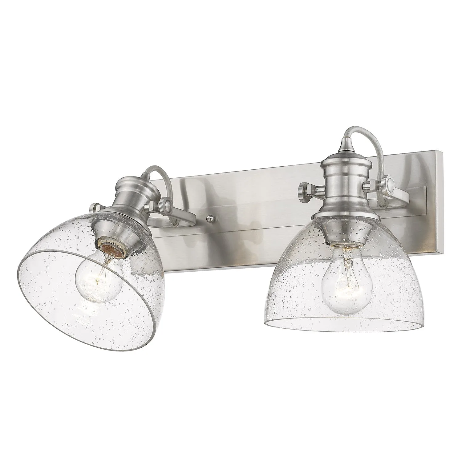Hines 2-Light Vanity in Pewter