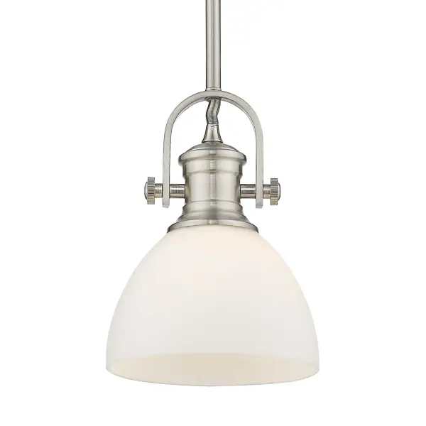 Hines One Light Mini Pendant in Pewter - Image 1
