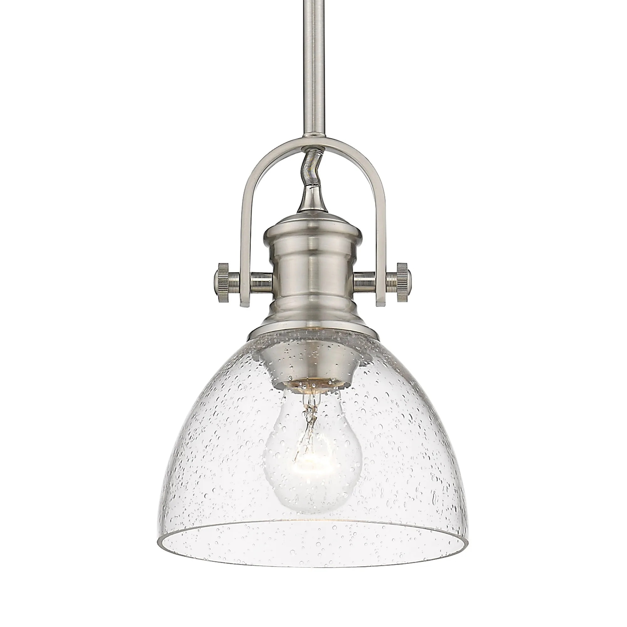 Hines One Light Mini Pendant in Pewter