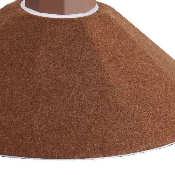 Golden Lighting Faroe 13" Integrated LED Pendant in Coffee/Black Felt - Image 5