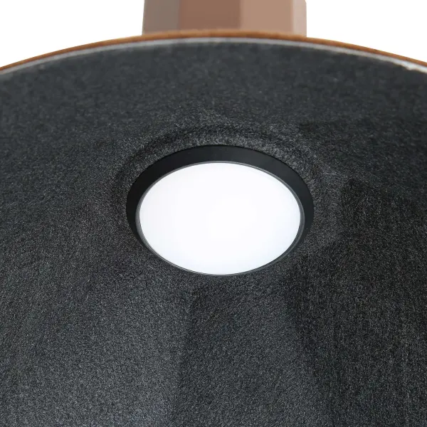 Golden Lighting Faroe 13" Integrated LED Pendant in Coffee/Black Felt - Image 6