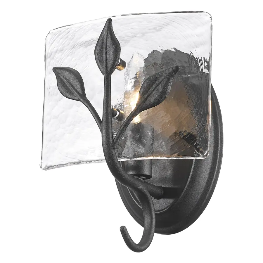 Golden Lighting Calla 1-Light Wall Sconce in Natural Black - Image 2