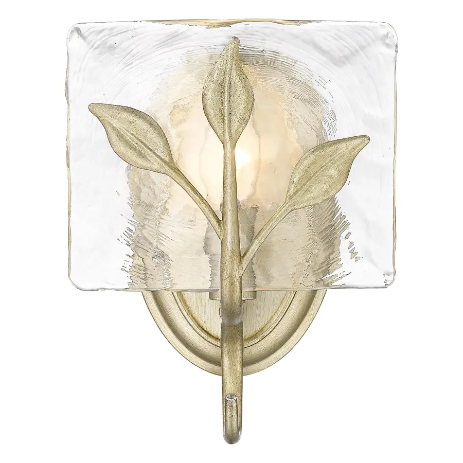 Golden Lighting Calla 1-Light Wall Sconce in White Gold - Image 1