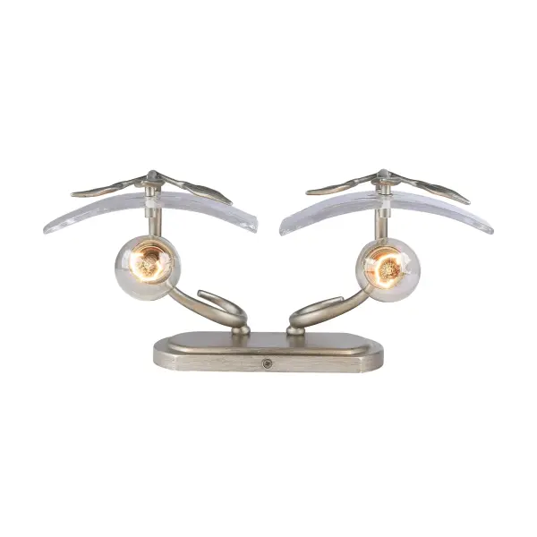 Golden Lighting Calla 2-Light Vanity in White Gold - Image 3