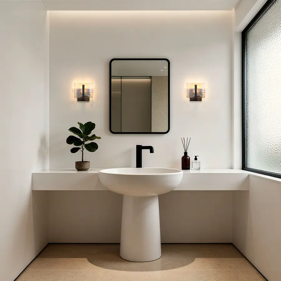 Aenon One Light Wall Sconce in Matte Black - Image 7