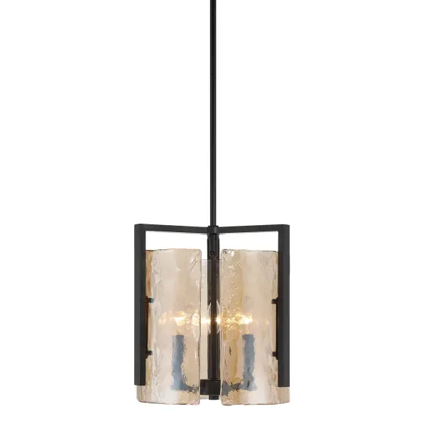 Aenon Three Light Pendant in Matte Black - Image 3