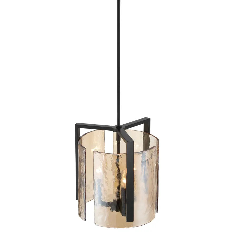 Aenon Three Light Pendant in Matte Black - Image 5