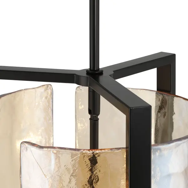 Aenon Three Light Pendant in Matte Black - Image 7
