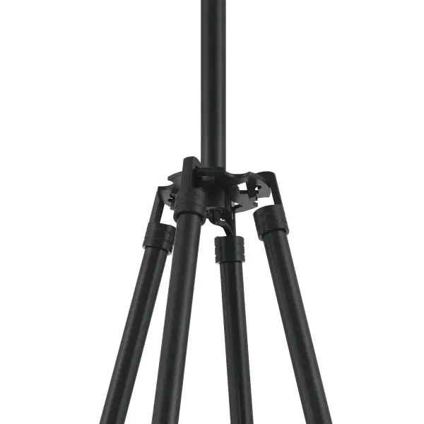 Aenon 4-Light Chandelier in Matte Black with Amber Water Glass - Image 7
