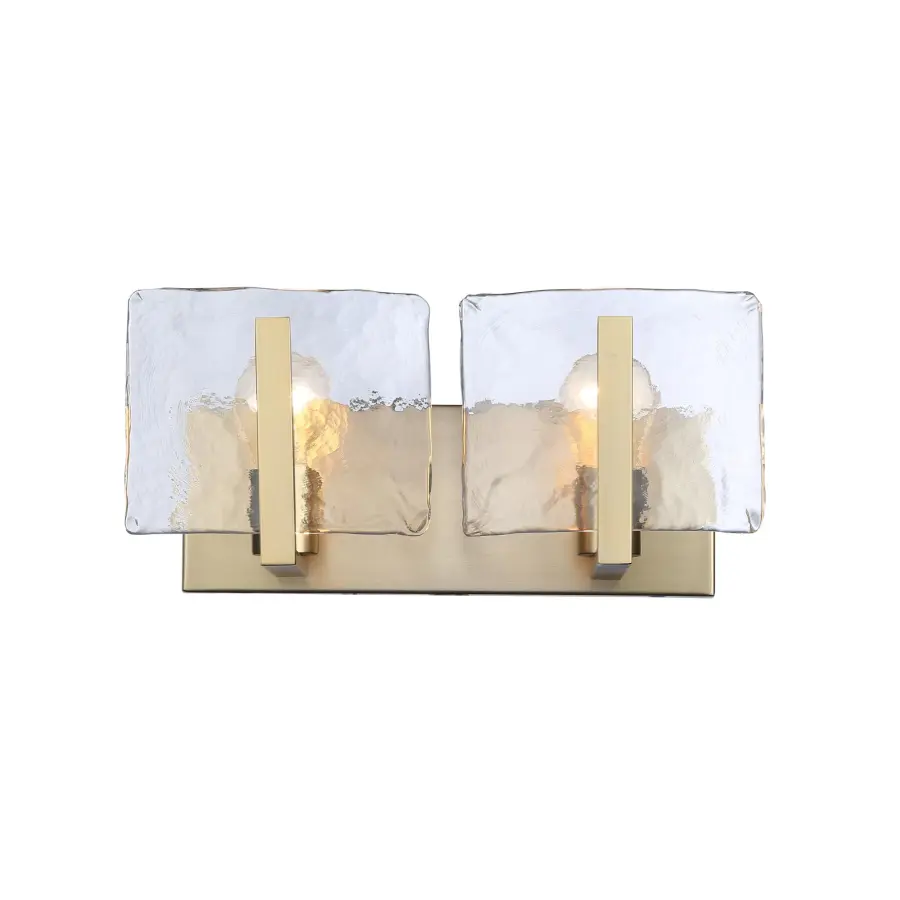 Golden Lighting Aenon 2-Light Vanity in Brushed Champagne Brass - Image 1