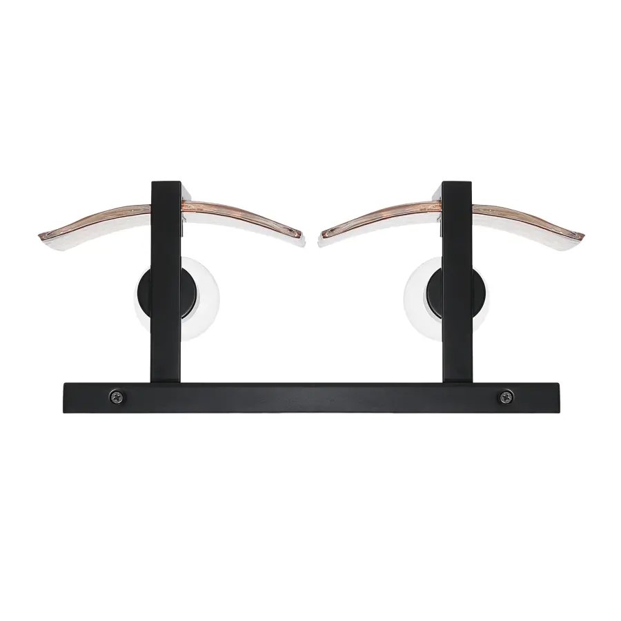 Aenon Two Light Vanity in Matte Black - Image 6