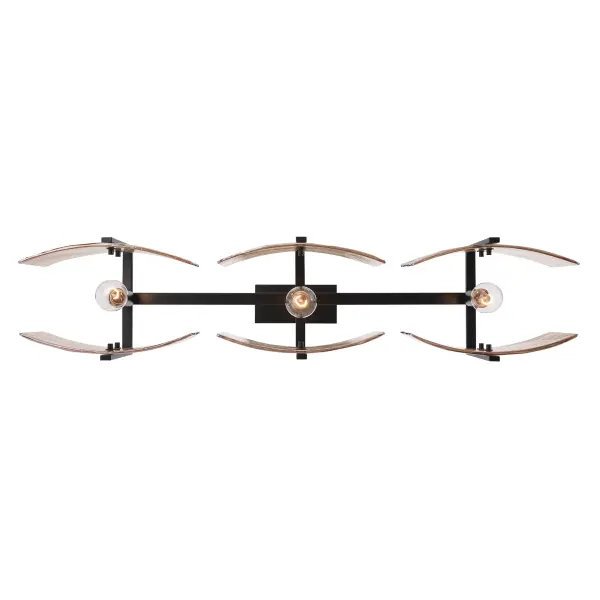 Aenon Three Light Island Pendant in Matte Black - Image 8
