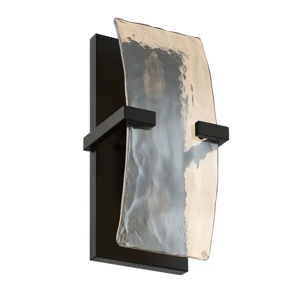 Aenon Two Light Wall Sconce in Matte Black - Image 2