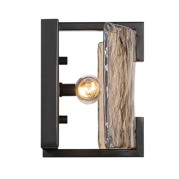 Aenon Two Light Wall Sconce in Matte Black - Image 7