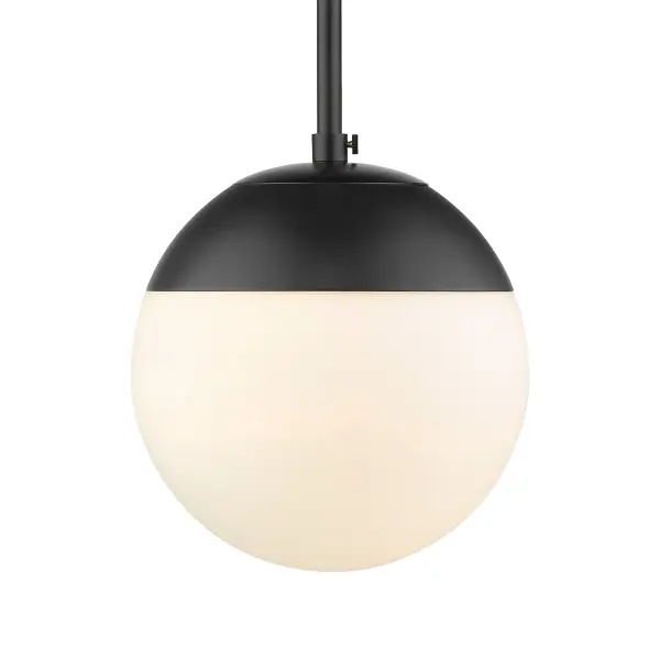 Golden Lighting Dixon 1-Light Pendant in Matte Black - Image 1
