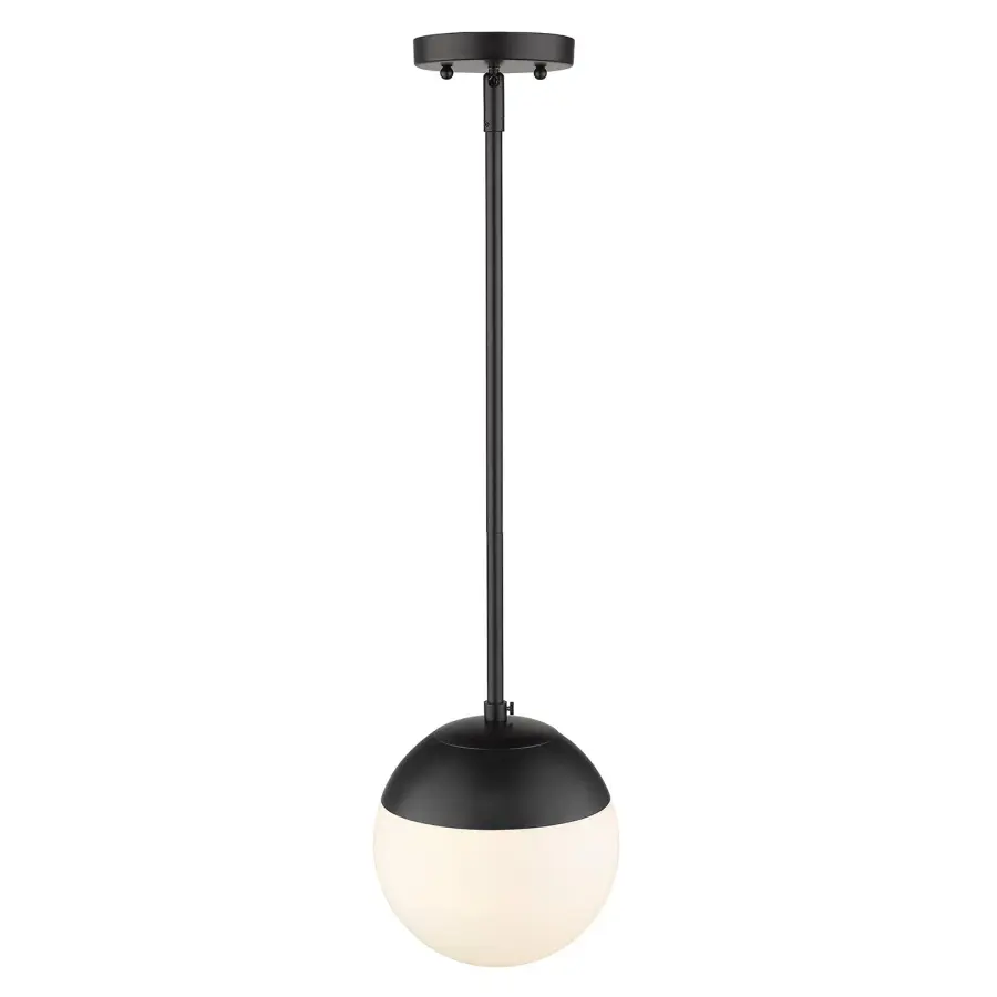 Golden Lighting Dixon 1-Light Pendant in Matte Black - Image 3