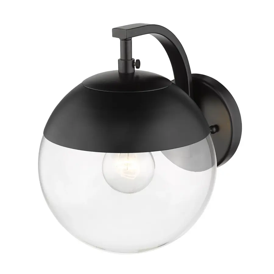Golden Lighting Dixon 1-Light Wall Sconce in Matte Black - Image 3