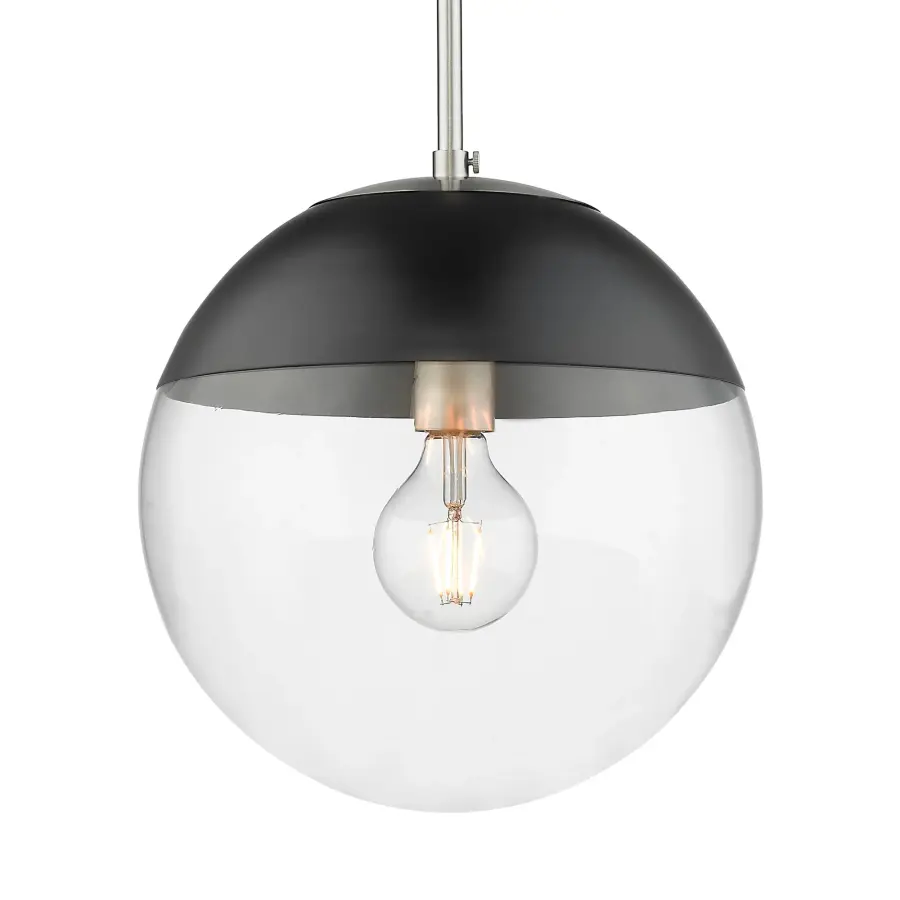 Golden Lighting Dixon 1-Light Pendant in Pewter - Image 1