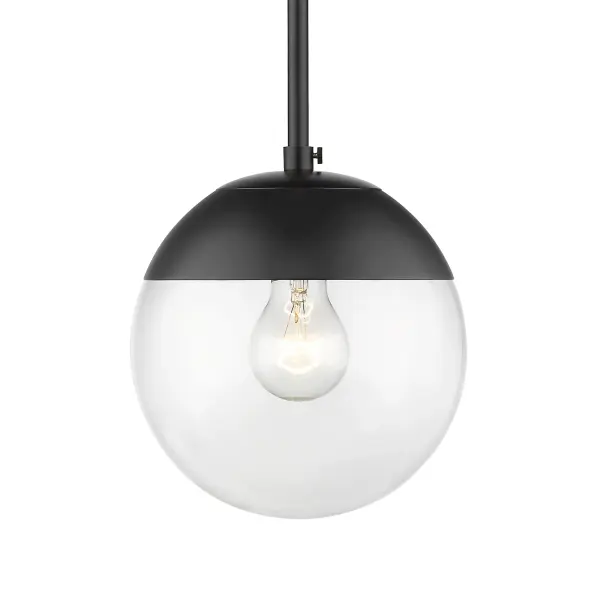 Golden Lighting Dixon 1-Light Pendant in Matte Black - Image 1