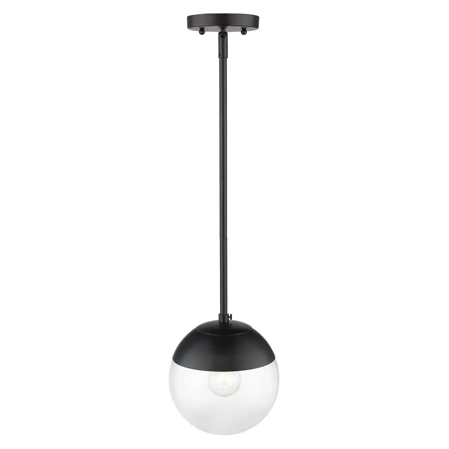 Golden Lighting Dixon 1-Light Pendant in Matte Black - Image 3