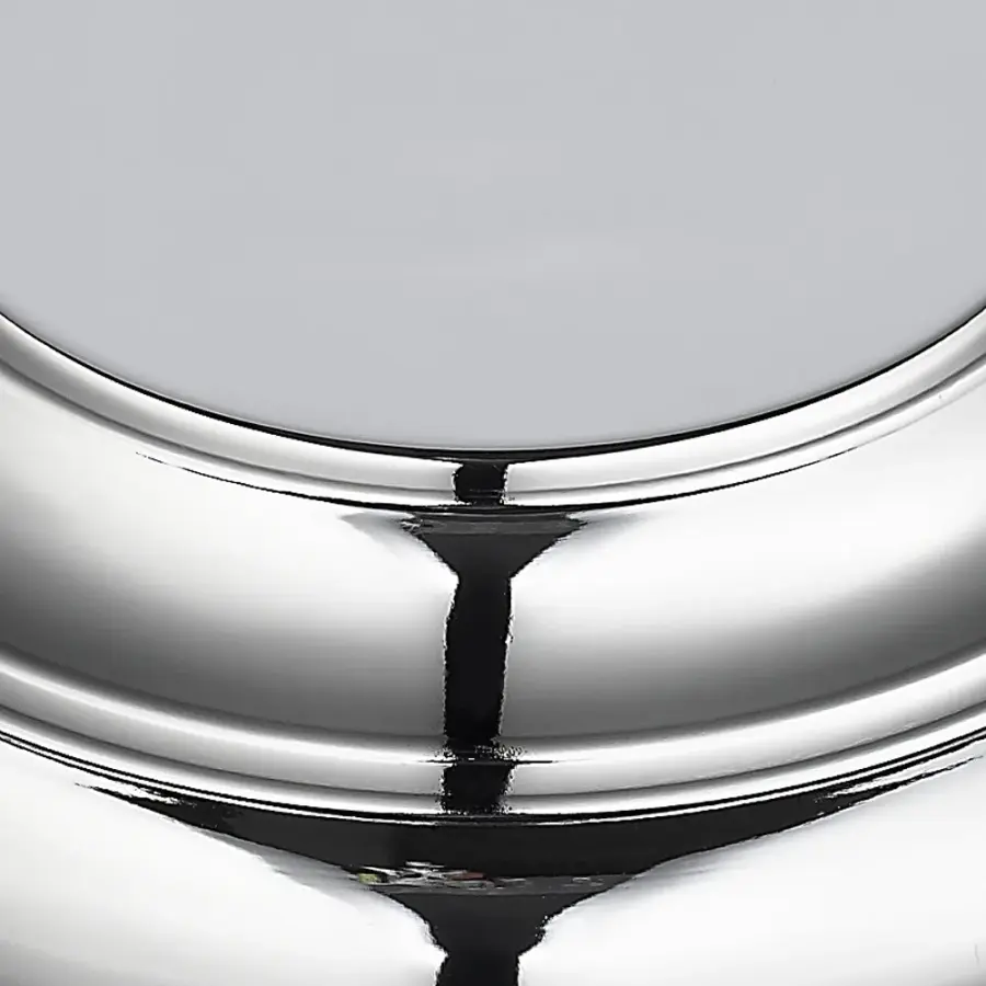Orwell 3-Light Flush Mount in Chrome with Auric Yellow Shade - Image 2