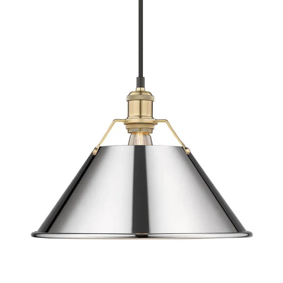 Orwell 1-Light 14" Industrial Pendant - Image 1