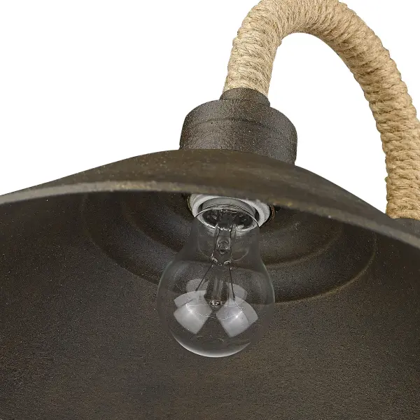 Golden Lighting Journey 1-Light Wall Sconce in Dark Rust - Image 3