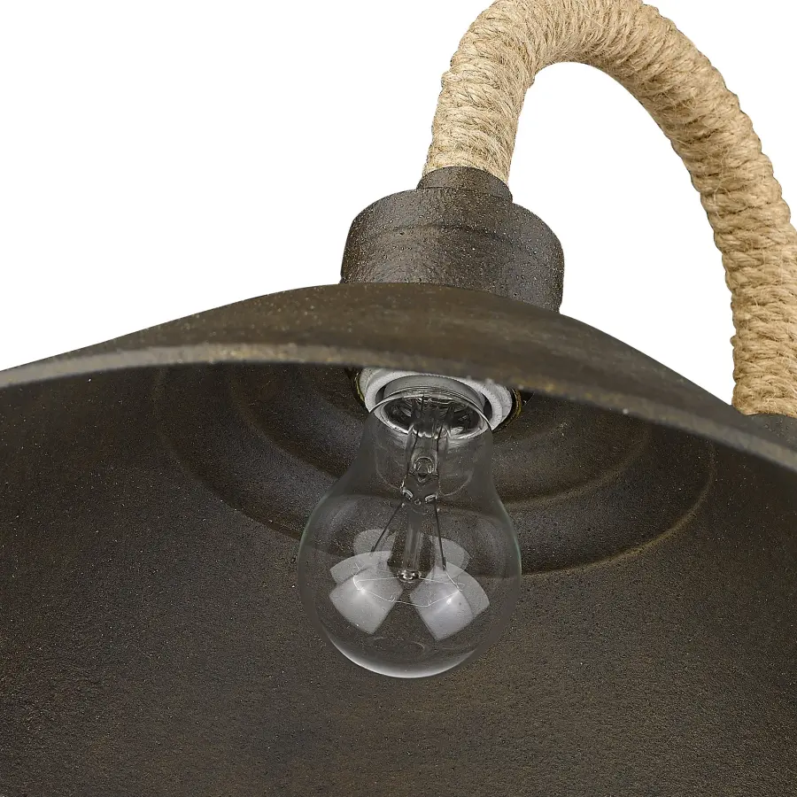 Golden Lighting Journey 1-Light Wall Sconce in Dark Rust - Image 3