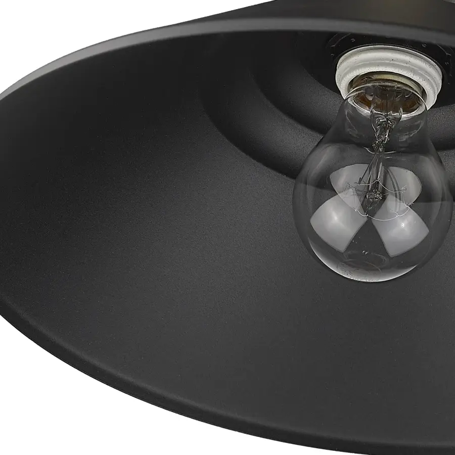 Golden Lighting Journey 1-Light Pendant in Natural Black - Image 3