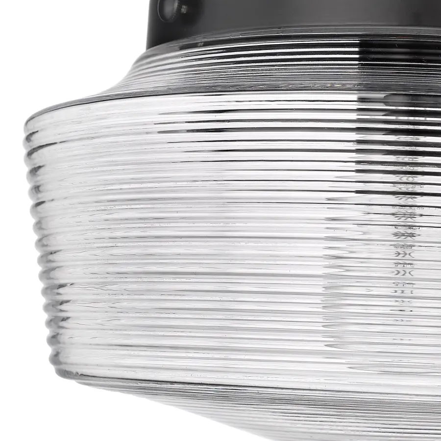 Holloway One Light Flush Mount in Matte Black - Image 4