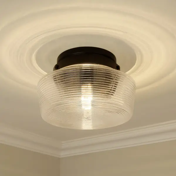 Holloway One Light Flush Mount in Matte Black - Image 5