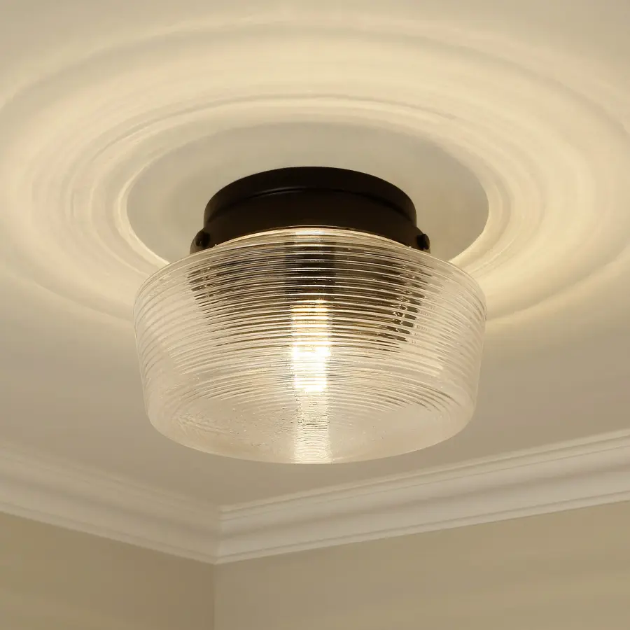 Holloway One Light Flush Mount in Matte Black - Image 5