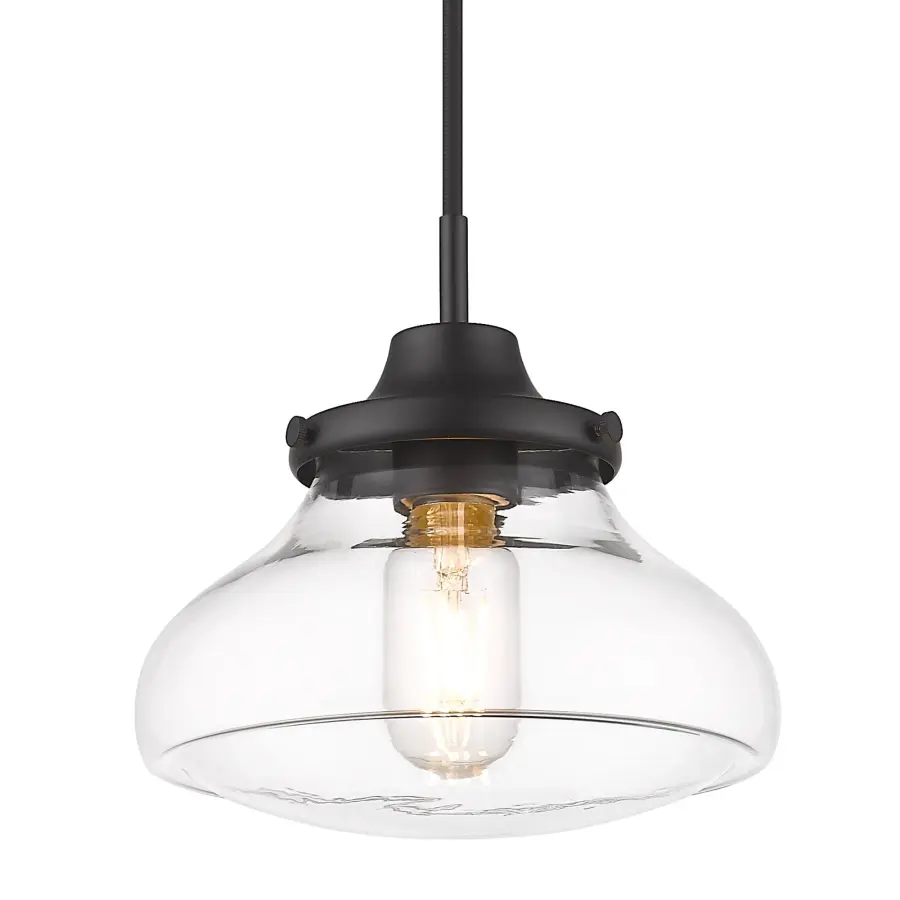 Nash One Light Pendant in Matte Black - Image 1