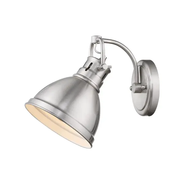 Duncan 1-Light Vanity in Pewter - Image 3
