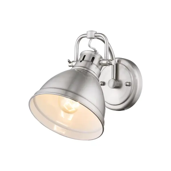 Duncan 1-Light Vanity in Pewter - Image 4