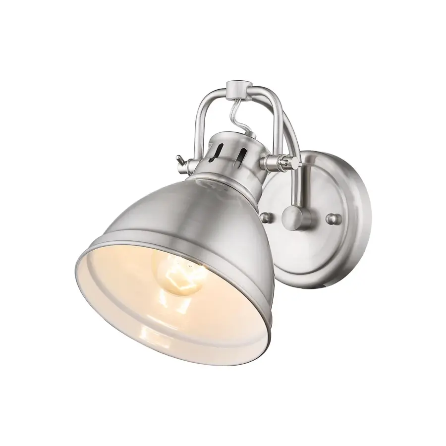 Duncan 1-Light Vanity in Pewter - Image 4