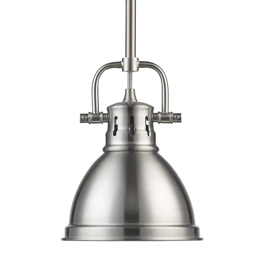 Duncan One Light Mini Pendant in Pewter - Image 1
