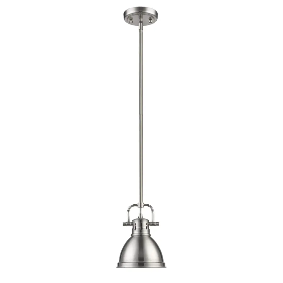 Duncan One Light Mini Pendant in Pewter - Image 3