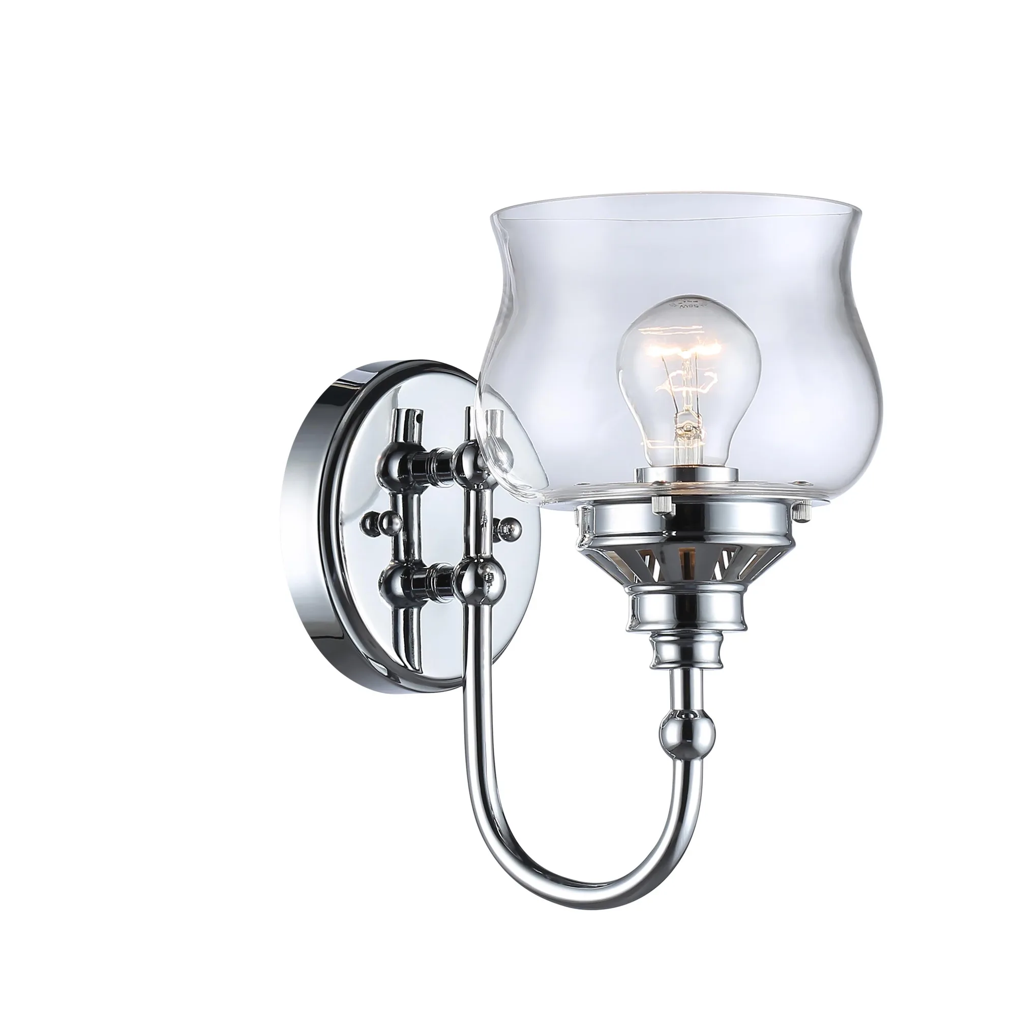Daphne 1-light Wall Sconce in Chrome