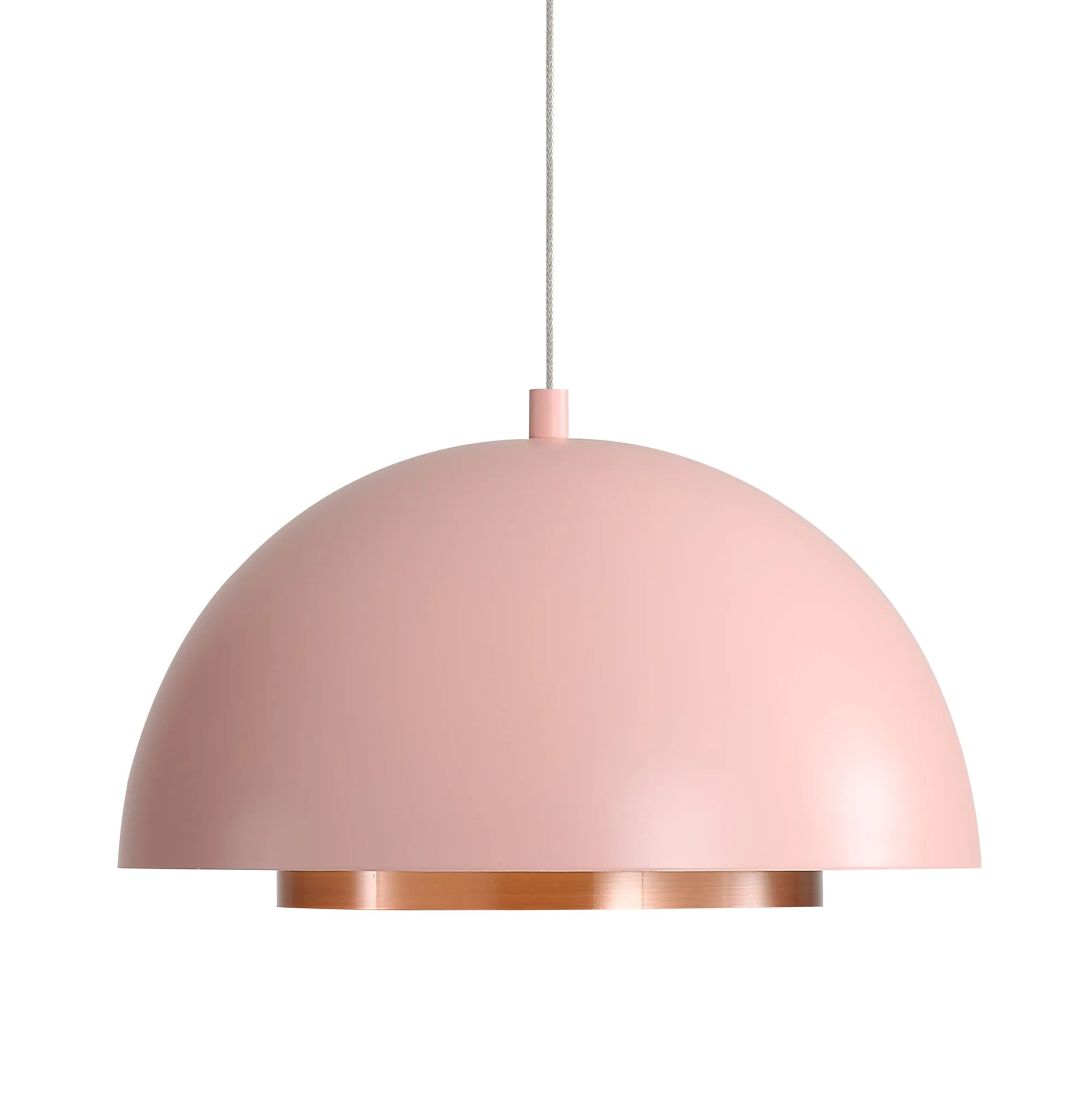 Solsken LED Pendant in Dusty Rose