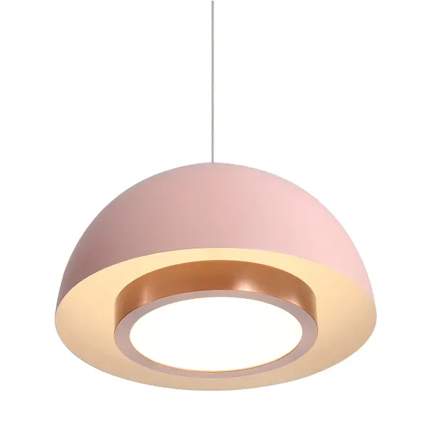 Solsken LED Pendant in Dusty Rose - Image 3