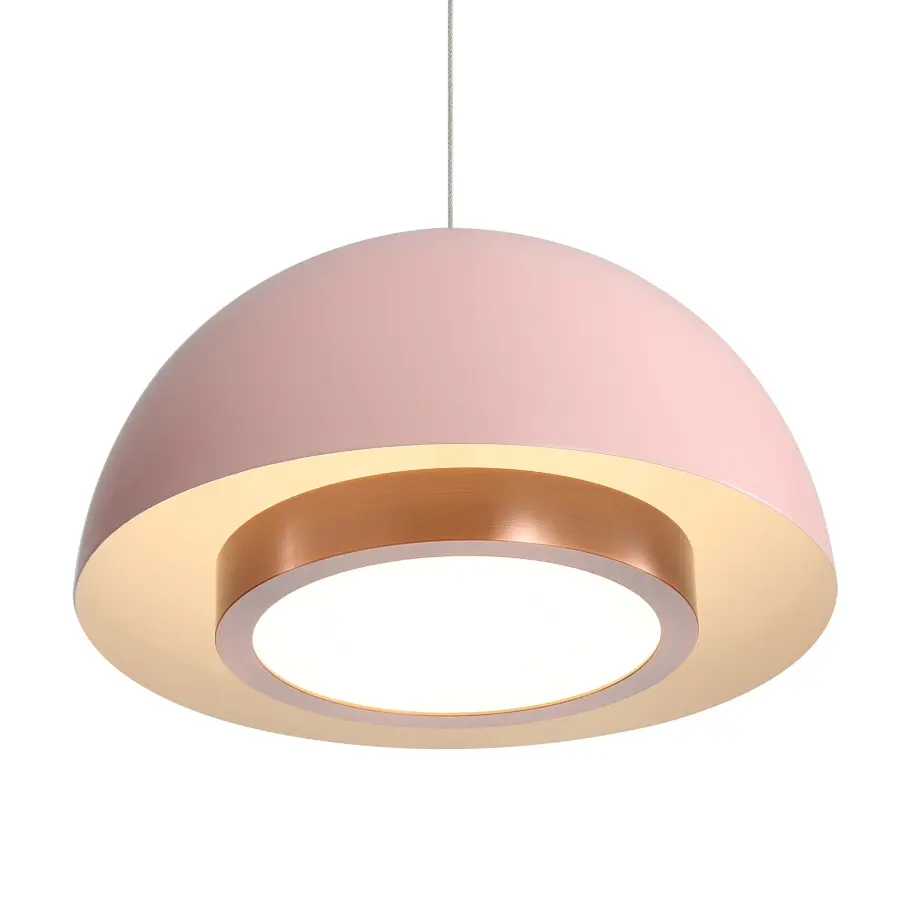 Solsken LED Pendant in Dusty Rose - Image 4