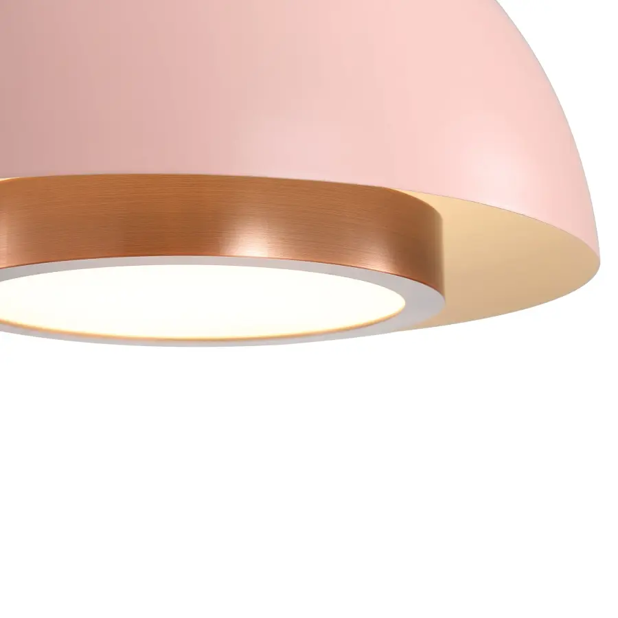 Solsken LED Pendant in Dusty Rose - Image 9